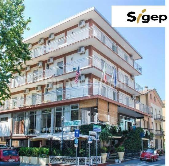 Hotel Nova Dhely Rimini Exterior foto